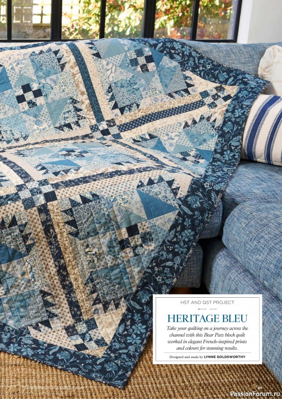 Коллекция проектов для рукодельниц в журнале «Todays Quilter №128 2025»