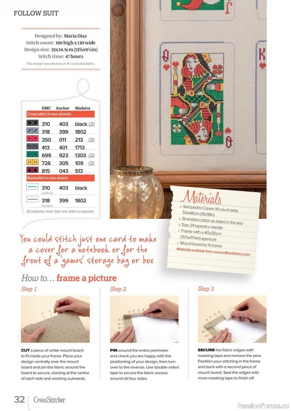 Коллекция вышивки в журнале «CrossStitcher №396 2023»