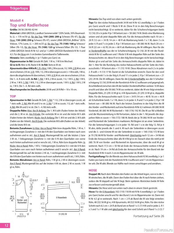 Вязаные проекты спицами в журнале &laquo;Hundert Seiten voller Ideen №2 2026&raquo;