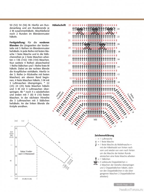 Вязаные проекты в журнале «Woolly Hugs Maschenwelt №6 2025»