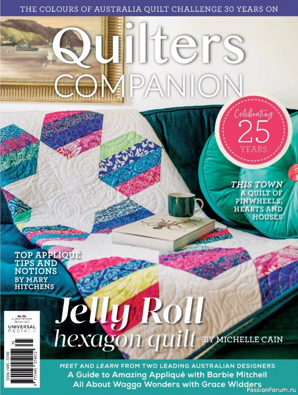 Коллекция проектов для рукодельниц в журнале «Quilters Companion №134 2025»