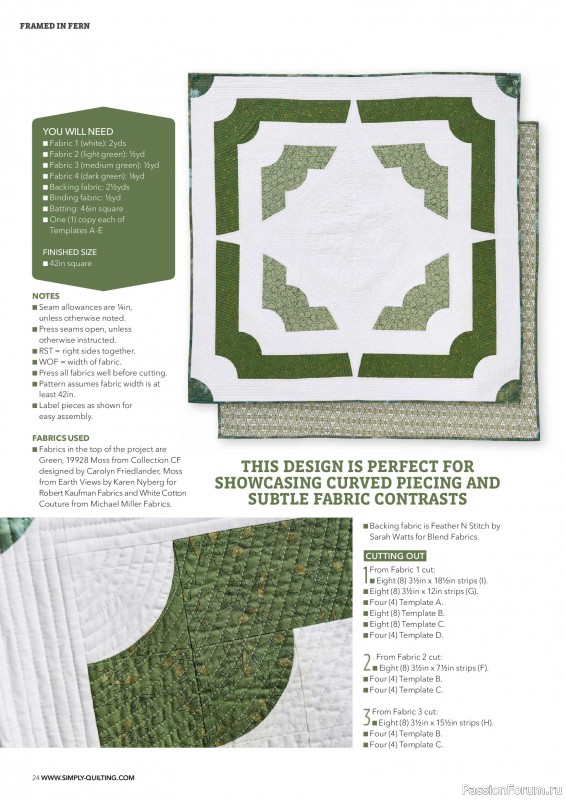 Коллекция проектов для рукодельниц в журнале &laquo;Love Patchwork & Quilting №166 2026&raquo;