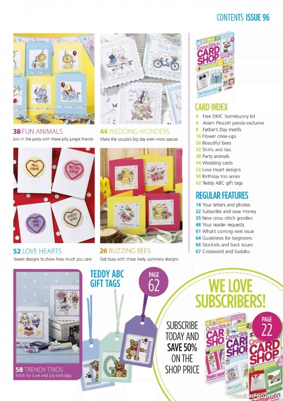 Коллекция вышивки в журнале &laquo;Cross Stitch Card Shop №96 2026&raquo;