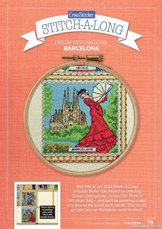 Коллекция вышивки в журнале «CrossStitcher №389 2022»