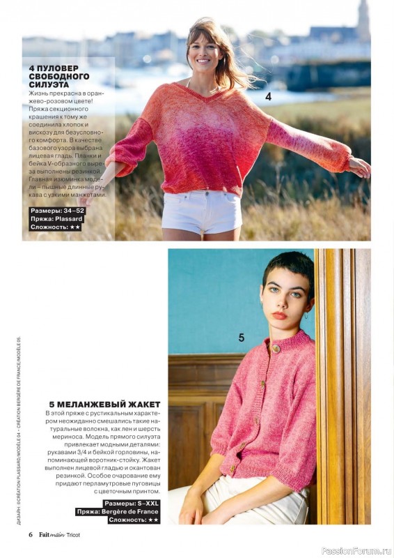 Вязаные модели в журнале «Tricot. Вязание №1 2023»