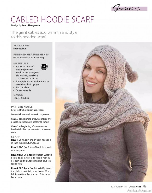 Вязаные проекты крючком в журнале «Crochet World Specials - Late Autumn 2025»