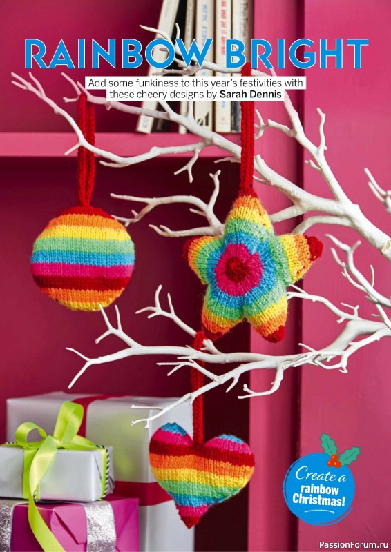 Вязаные проекты крючком в журнале «Simply Knitting - Your Knitted Christmas - 2025»