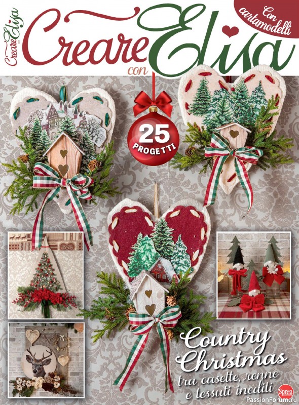 Коллекция проектов для рукодельниц в журнале «Creare Con Elisa №12 2025»
