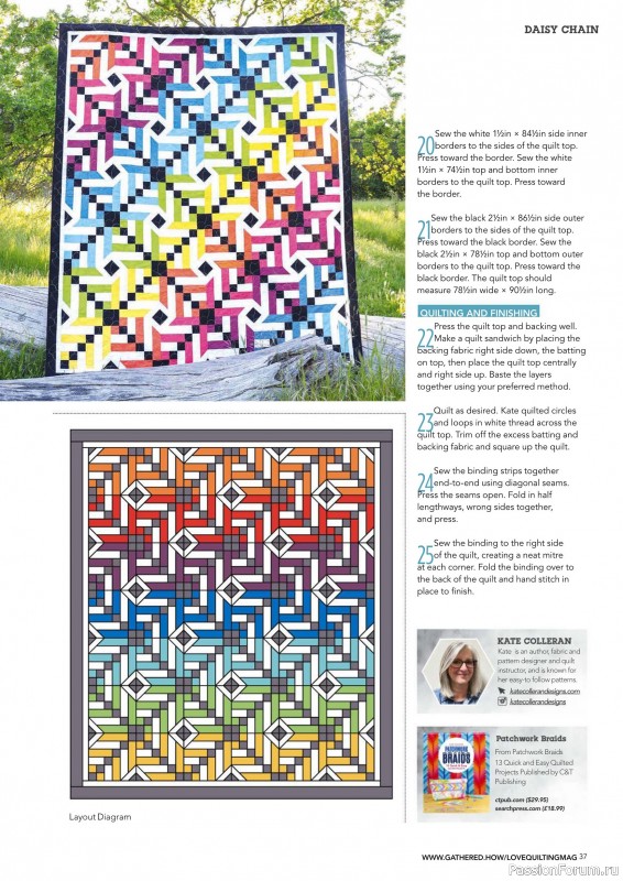 Коллекция проектов для рукодельниц в журнале «Love Patchwork & Quilting №152 2025»