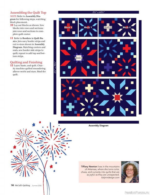 Коллекция проектов для рукодельниц в журнале &laquo;McCall's Quilting - Summer 2026&raquo;