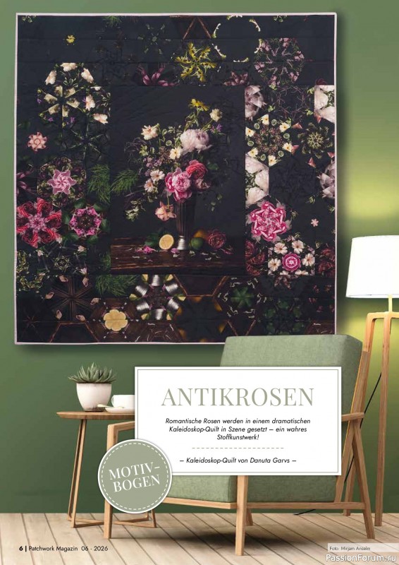 Коллекция проектов для рукодельниц в журнале &laquo;Patchwork Magazin №6 2026&raquo;