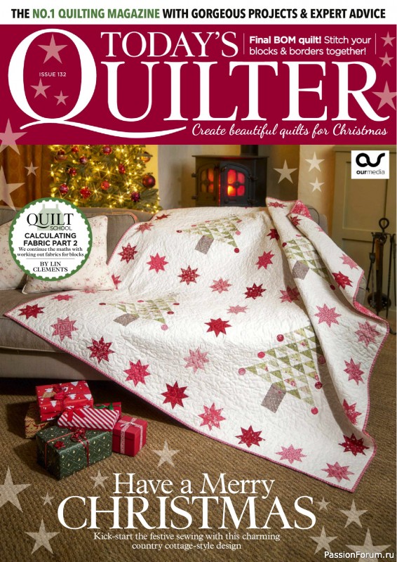 Коллекция проектов для рукодельниц в журнале «Todays Quilter №132 2025»