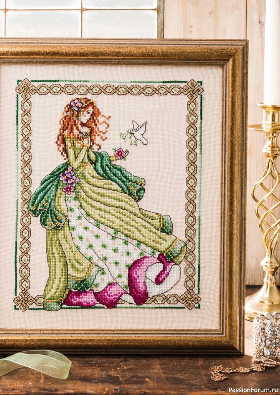 Коллекция вышивки в журнале «Cross Stitch Gold - Birds Collection 2024»