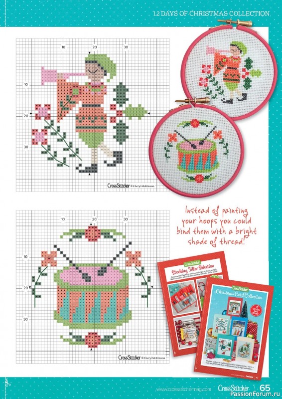 Коллекция вышивки в журнале «CrossStitcher №390 2022»