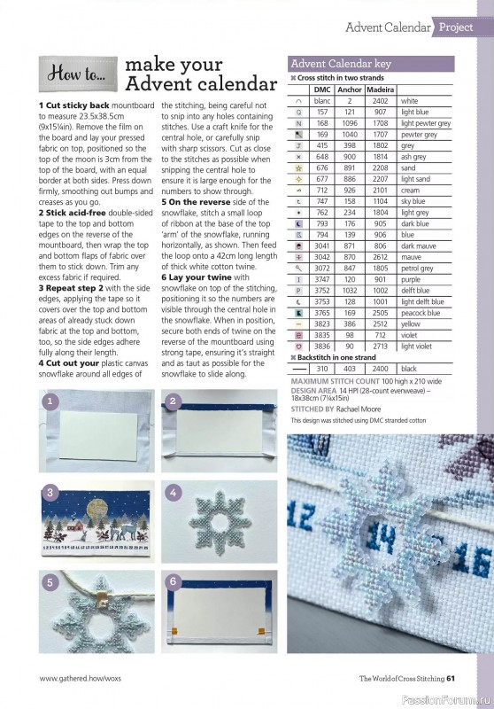 Коллекция вышивки в журнале «The World of Cross Stitching - Special 2023»