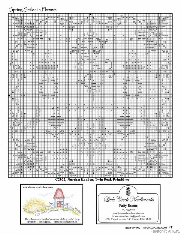 Новые техники рукоделия в журнале «Punch Needle & Primitive Stitcher-Spring 2022»