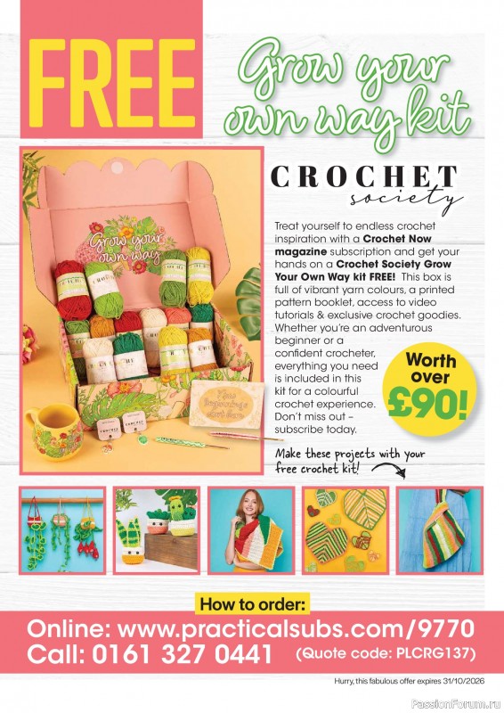 Вязаные проекты крючком в журнале «Crochet Now №137 2026»