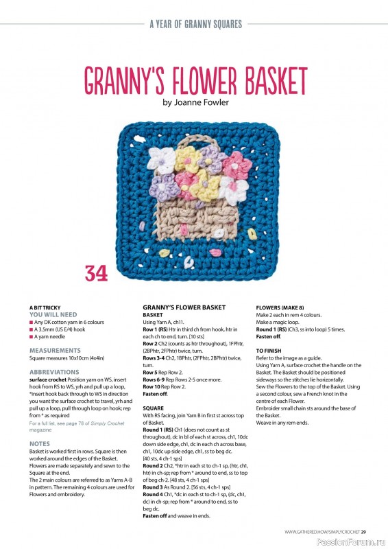 Вязаные проекты крючком в журнале «Simply Crochet №165 2025»