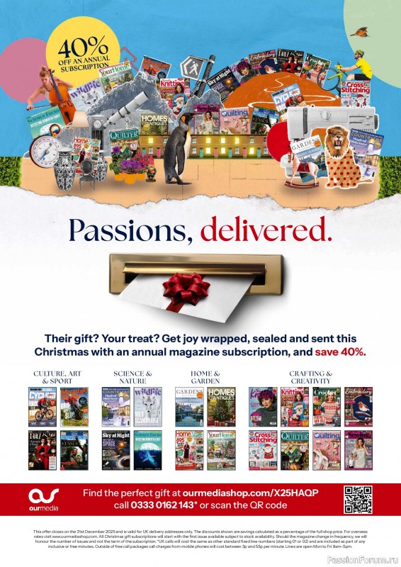 Вязаные проекты крючком в журнале «Simply Knitting №270 2025»