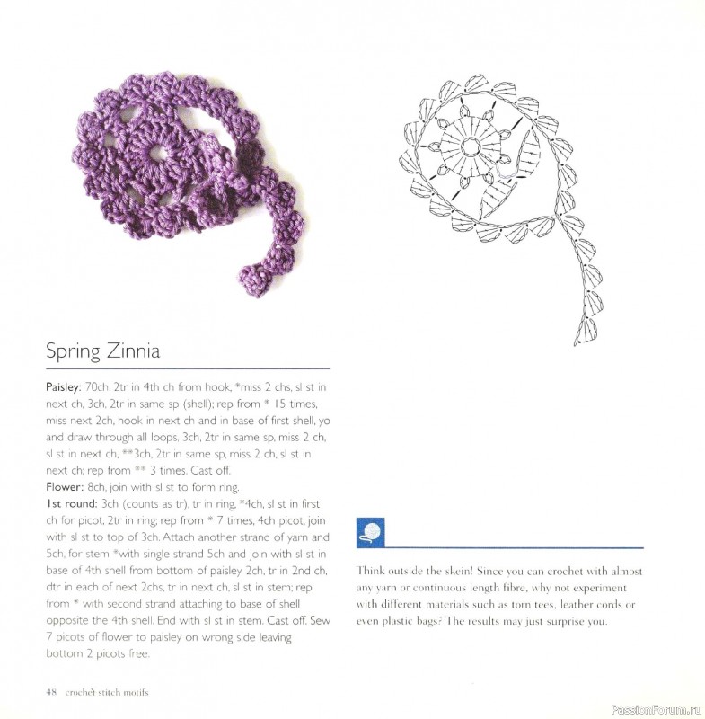 Вязаные проекты в книге &laquo;Crochet Stitch Motifs&raquo;.