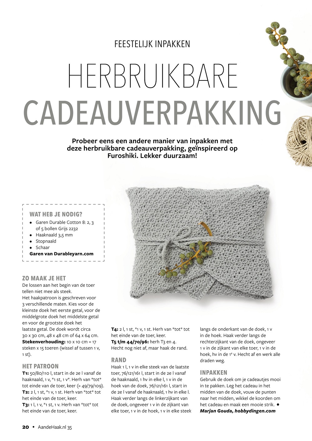 Журнал &quot;Aan de Haak&quot; - Oktober 2021