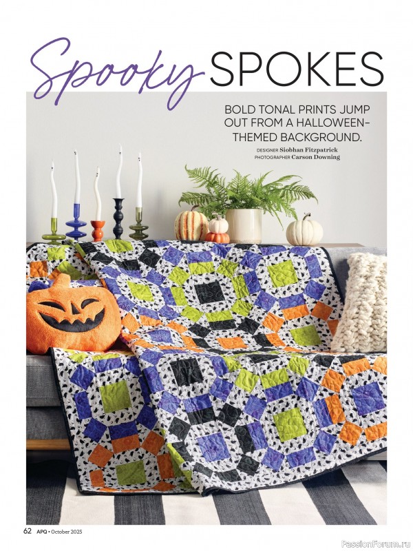 Коллекция проектов для рукодельниц в журнале «American Patchwork & Quilting №196 2025»