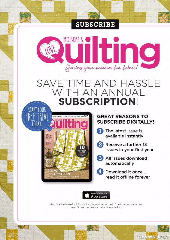 Коллекция проектов для рукодельниц в журнале «Love Patchwork & Quilting №149 2025»