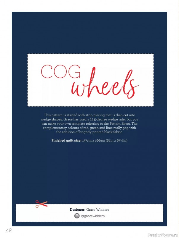 Коллекция проектов для рукодельниц в журнале «Quilters Companion №136 2025»