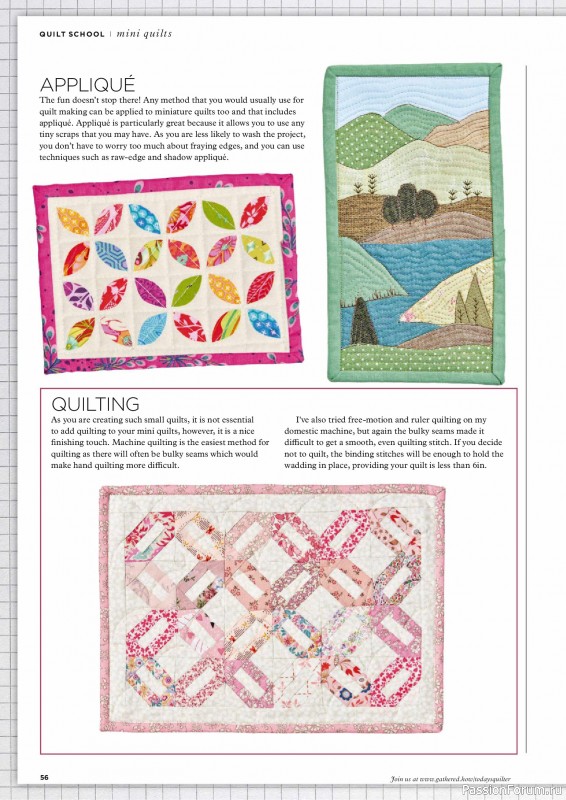 Коллекция проектов для рукодельниц в журнале «Todays Quilter №135 2025»