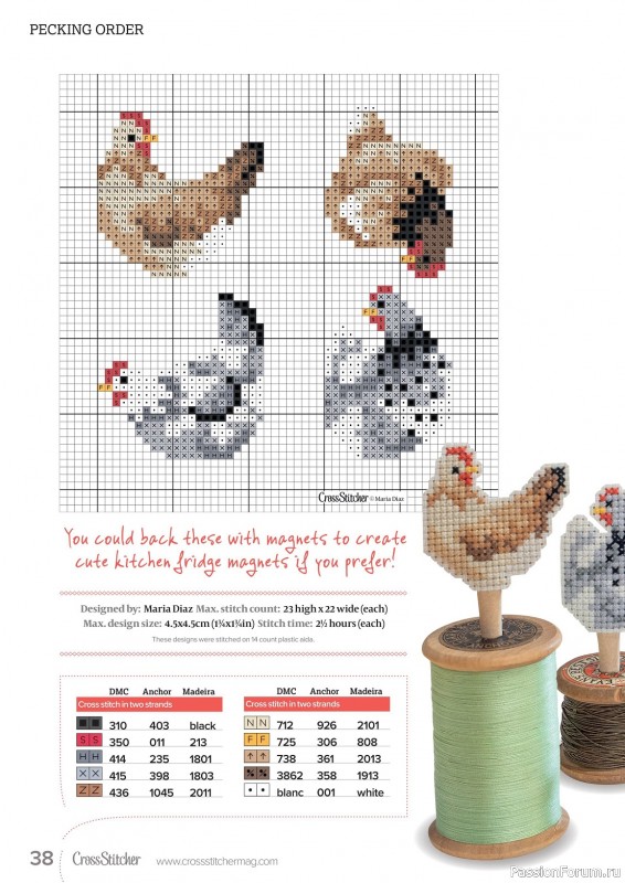 Коллекция вышивки в журнале «CrossStitcher №401 2023»