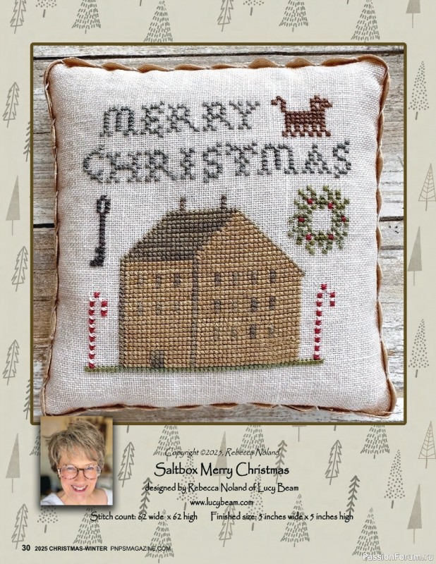 Коллекция вышивки в журнале «Punch Needle & Primitive Stitcher - Winter 2025»