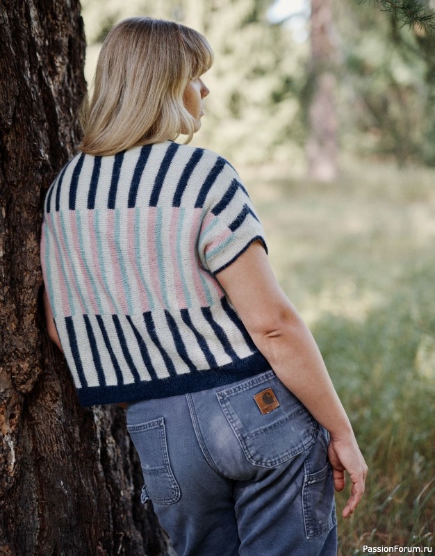 Вязаные модели в журнале «Laine Magazine №24 2025 Spring»