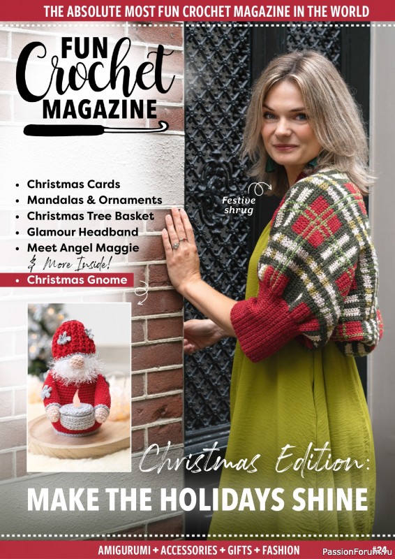 Вязаные проекты крючком в журнале «Fun Crochet Magazine №24 2025»