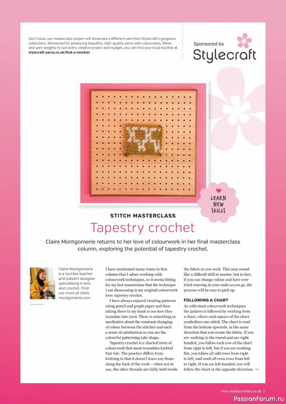 Вязаные проекты крючком в журнале &laquo;Inside Crochet №185 2025&raquo;