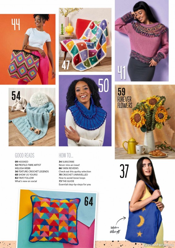 Вязаные проекты крючком в журнале «Simply Crochet №153 2024»