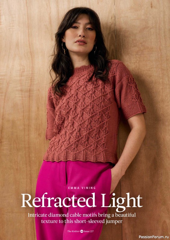 Вязаные проекты спицами в журнале «The Knitter №227 2026»