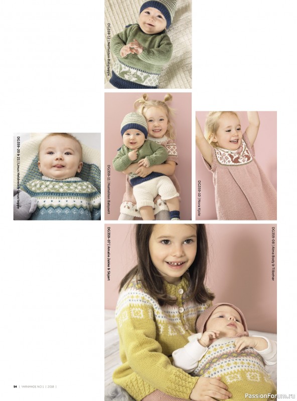 Вязаные проекты в журнале &laquo;Yarnmade №1 2018 Spring & Summer&raquo;.
