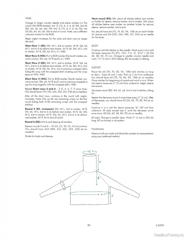 Вязаные проекты в журнале &laquo;Laine Magazine №1 2016 Autumn/Winter&raquo;.