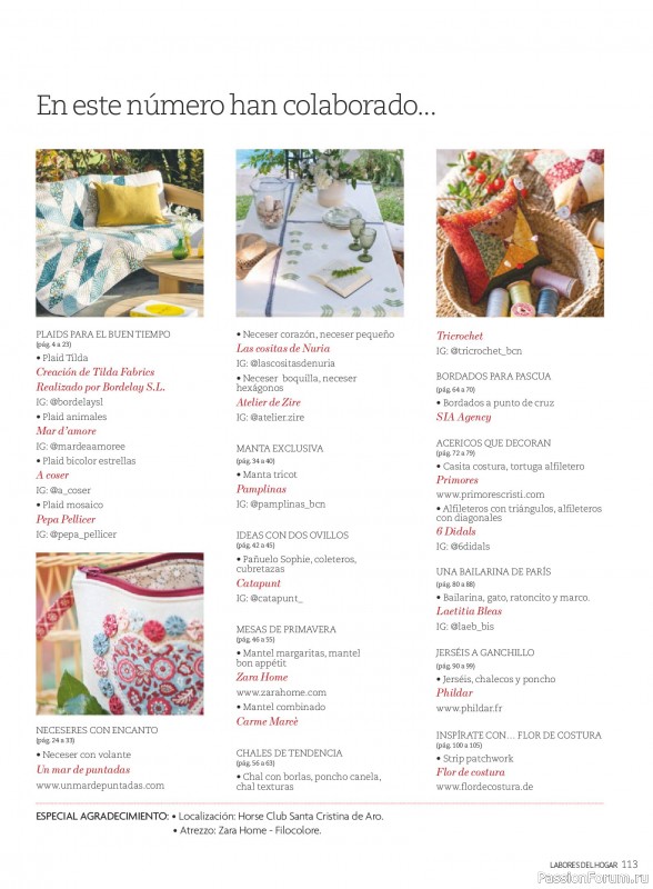 Коллекция проектов для рукодельниц в журнале «Labores del hogar №795 2026»