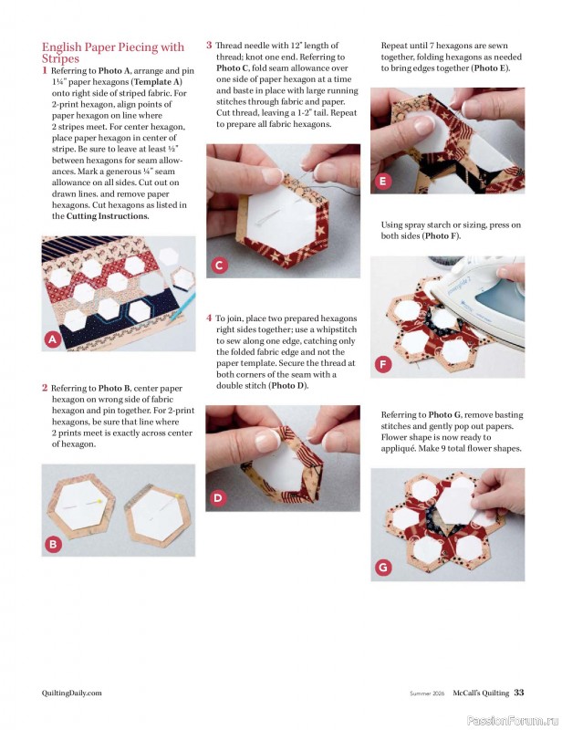 Коллекция проектов для рукодельниц в журнале &laquo;McCall's Quilting - Summer 2026&raquo;