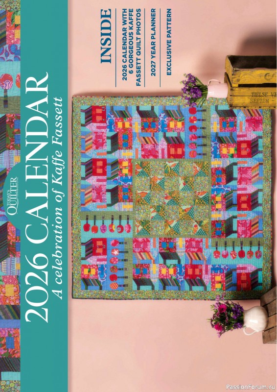 Коллекция проектов для рукодельниц в журнале «Todays Quilter №132 2025»