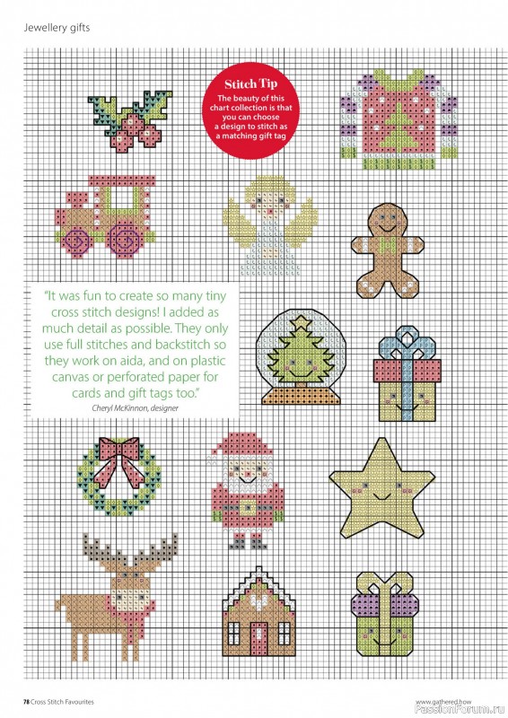 Коллекция вышивки в журнале «Cross Stitch Favourites - Christmas 2025»