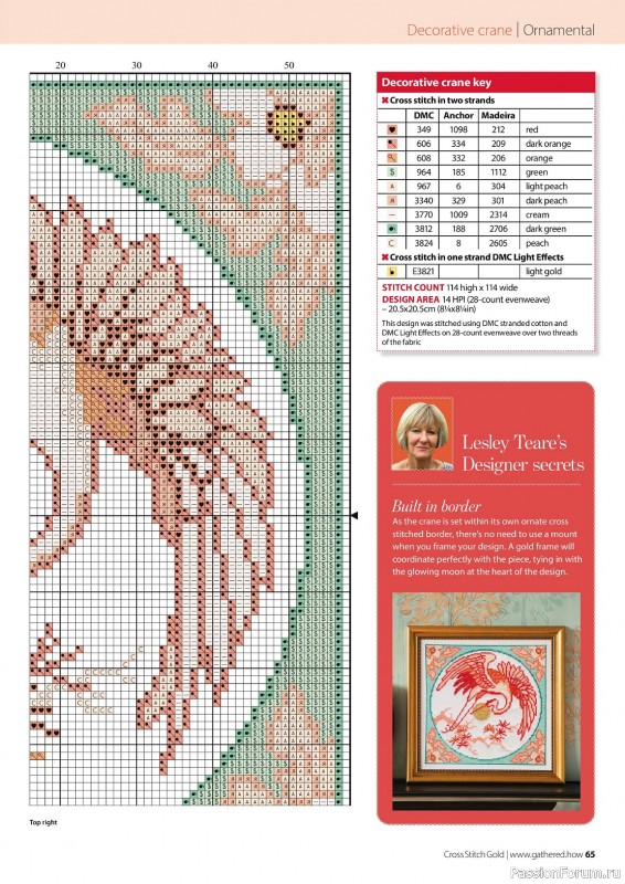 Коллекция вышивки в журнале «Cross Stitch Gold - Birds Collection 2024»