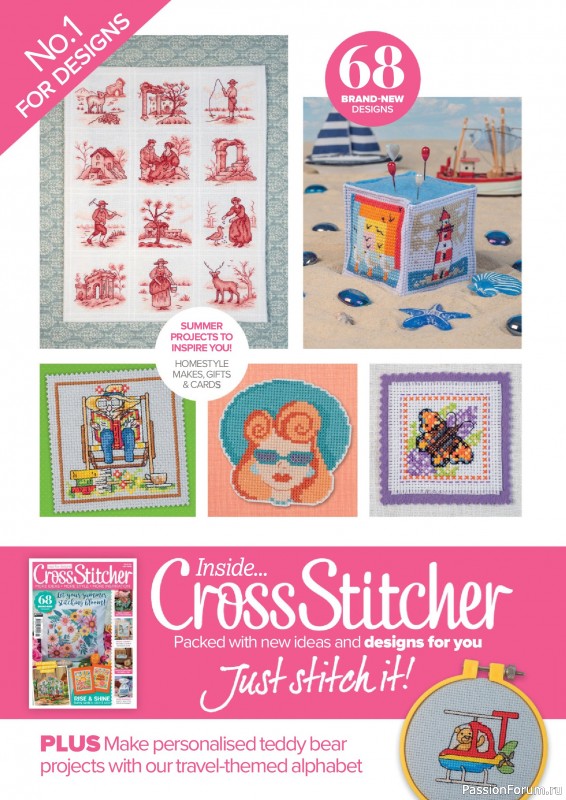 Коллекция вышивки в журнале «CrossStitcher №424 2025»