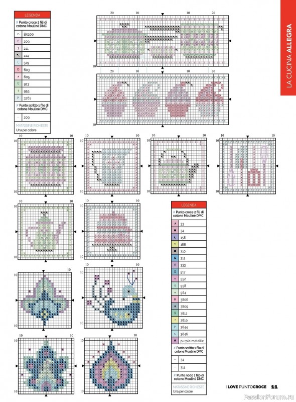 Коллекция вышивки в журнале «I Love Punto Croce Speciale №10 2022»