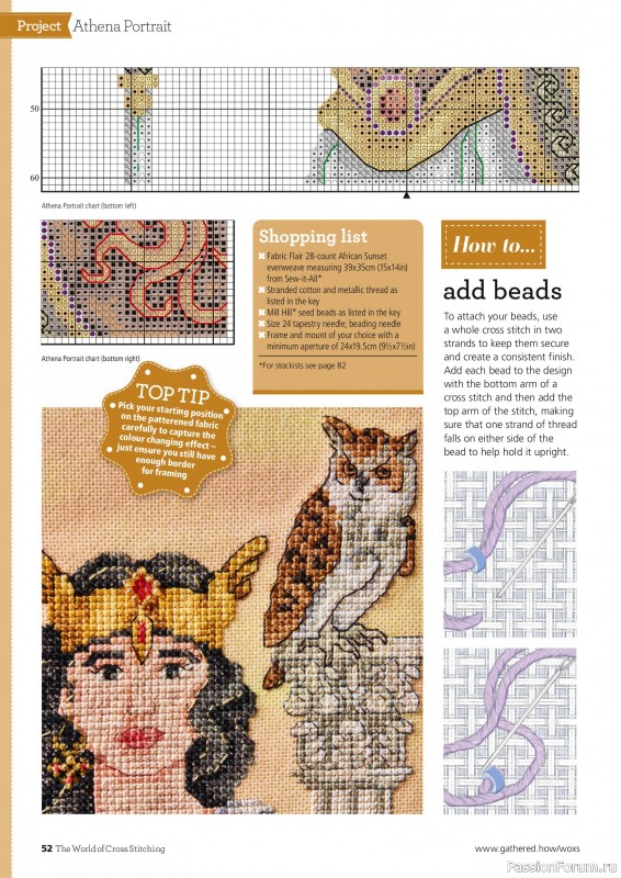 Коллекция вышивки в журнале «The World of Cross Stitching Special №366 2025»