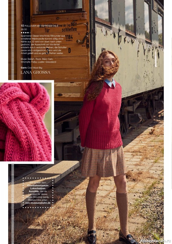 Вязаные модели в журнале «Burda Stricken №4 2024»