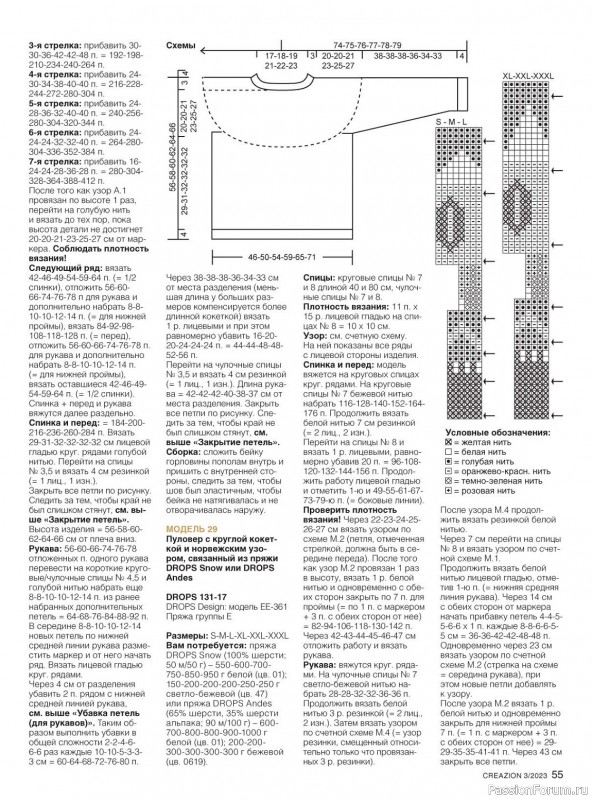 Вязаные модели в журнале «Creazion №3 2023»