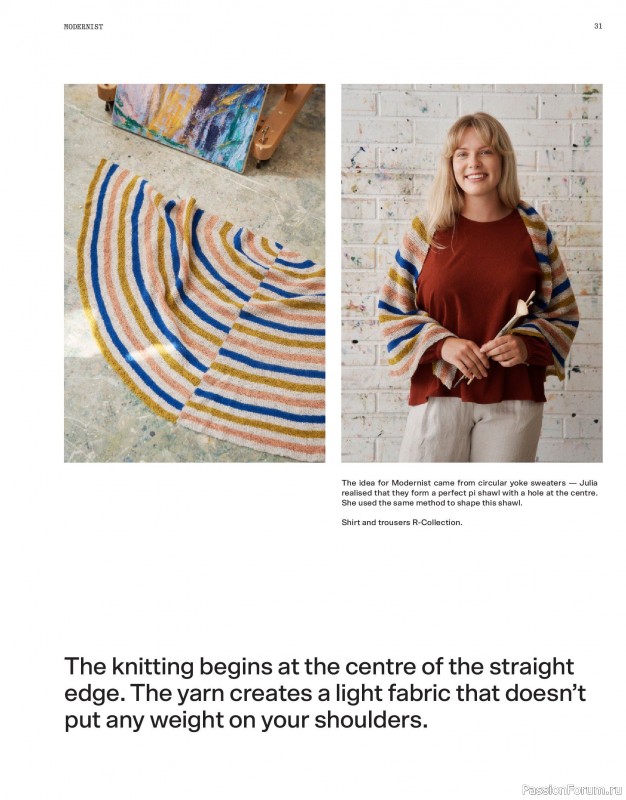 Вязаные модели в журнале «Laine Magazine №24 2025 Spring»