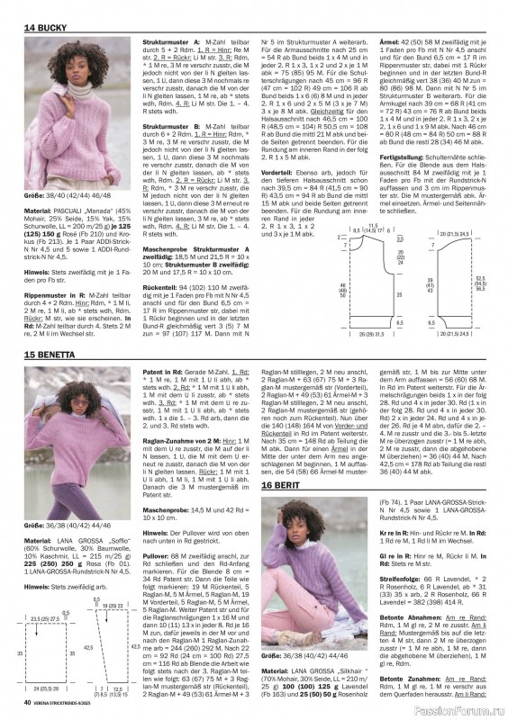 Вязаные модели в журнале «Verena Stricktrends №4 2025»